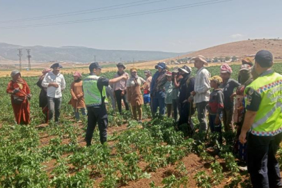 357 mevsimlik tarım işçisine jandarmadan eğitim
