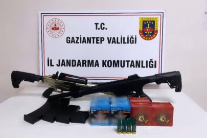 Gaziantep’te 14 ruhsatsız silah ele geçirildi
