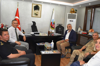 Gaziantep Valisi Kemal Çeber'den Başkan Kızılaslan'a ziyaret