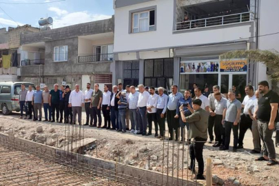 Araban'da depremde yıkılan caminin yerine yenisi yapılıyor