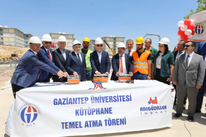 Gaziantep Üniversitesinde yeni kütüphane binasının temeli atıldı