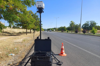 Gaziantep'te jandarmadan yerli radar sistemi ile yoğun trafik denetimi