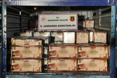 Gaziantep’te 2 ton 250 kilogram kaçak nargile tütünü ele geçirildi