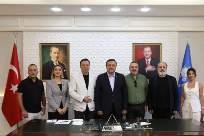 GTK'dan Ak Parti İl Başkanı Fedaioğlu'na hayırlı olsun ziyareti