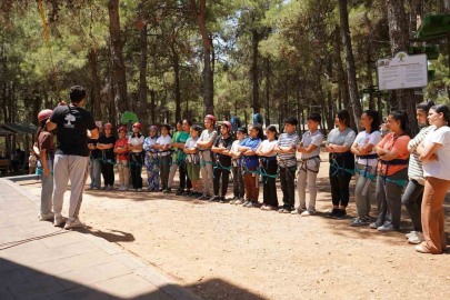 Çocuklar ve anneler, doğada unutulmaz bir gün yaşadılar