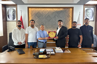 Alperen Ocakları'ndan Bekir Öztekin'e hayırlı olsun ziyareti
