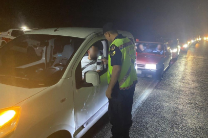 Gaziantep'te 35 sürücüye 225 bin TL alkol cezası