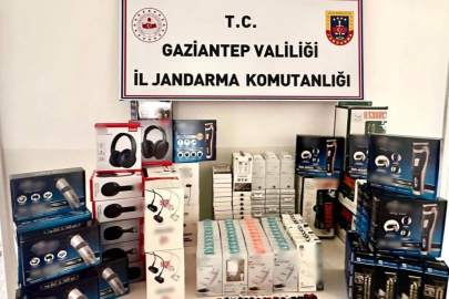 Gaziantep'te 700 bin TL değerinde kaçak teknolojik ürün ele geçirildi