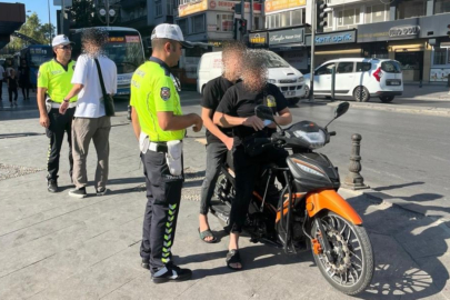 Gaziantep’te 93 motosiklet sürücüsüne 187 bin TL ceza
