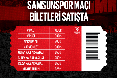 Gaziantep FK-Samsunspor biletleri satışa çıktı