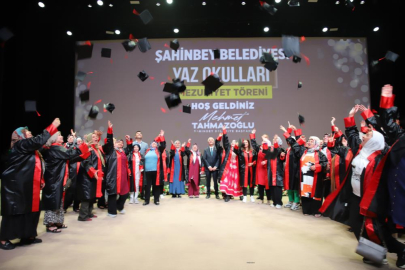 Şahinbey'de yaz okulu mezuniyet töreni düzenlendi