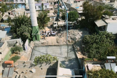 Araban'da depremde yıkılan İmam-ı Gazali camisinin temeli atıldı