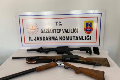 Gaziantep'te 14 adet silah ele geçirildi