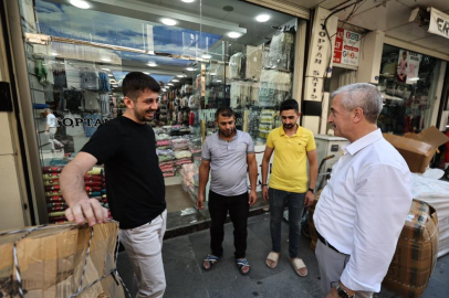 Tahmazoğlu esnaf ve vatandaşın yanında