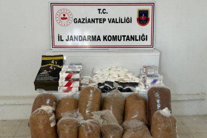Gaziantep'te 710 bin TL'lik kaçak malzeme ele geçirildi