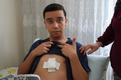 Yorgun mermi, damda oturan 16 yaşındaki Mertcan'ı hayattan koparıyordu