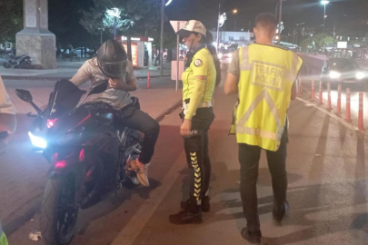 Gaziantep'te 59 motosiklet sürücüsüne 270 bin TL ceza