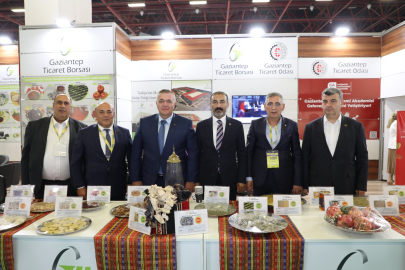 Gaziantep'in coğrafi işaretli ürünleri YÖREX Fuarında tanıtıldı