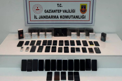 Gaziantep'te kaçak telefon operasyonu