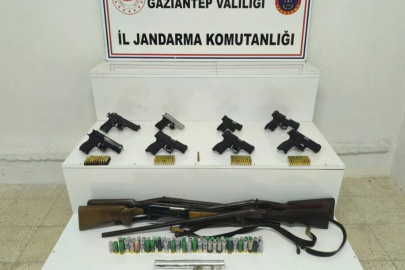 Gaziantep’te silah kaçakçılarına darbe