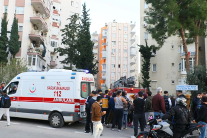 9 katlı binada korkutan yangın!