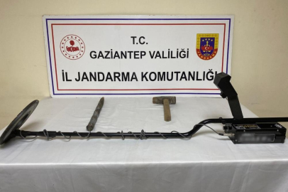 Gaziantep'te defineciler suç üstü yakalandı!