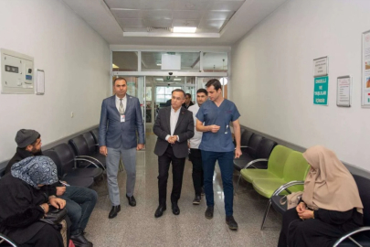 Vali Çeber’den Diş Hastanesi’ne ziyaret!