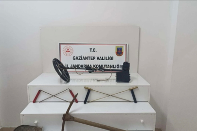 Gaziantep'te Kaçak Kazı Yapan 2 Şüpheli Suçüstü Yakalandı!