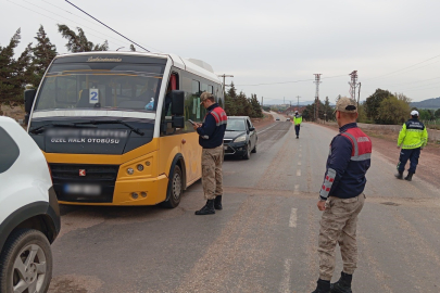Gaziantep'te Jandarmadan Sıkı Denetim