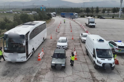 Gaziantep'te Dron Destekli Trafik Denetimi