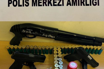 Şahinbey'de Evden Cephanelik Çıktı