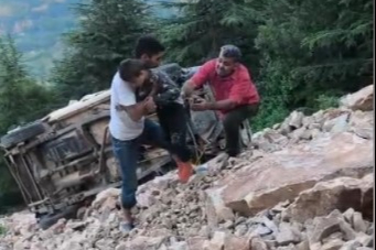 Karagöz Yaylası’nda Feci Kaza