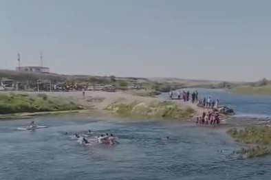 Gaziantep’te 2 kişi boğulmaktan son anda kurtuldu