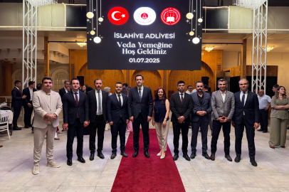 İslahiye Adliyesi’nde Duygusal Veda: Hakim ve Savcılara Plaketli Uğurlama