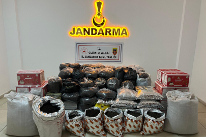 Gaziantep'te 300 kilo kaçak çay ele geçirildi