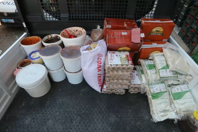 Zabıtaya saldıran esnaf tutuklandı, iş yerinde 418 kilogram tarihi geçmiş ürün tespit edildi