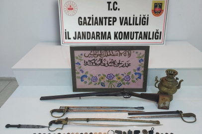 Gaziantep'te tarihi eser operasyonu: 1 gözaltı