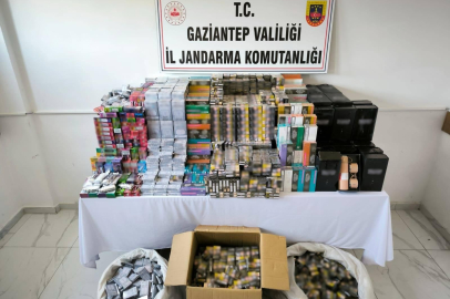 Gaziantep'te 1,5 milyon TL değerinde kaçak sigara ele geçirildi