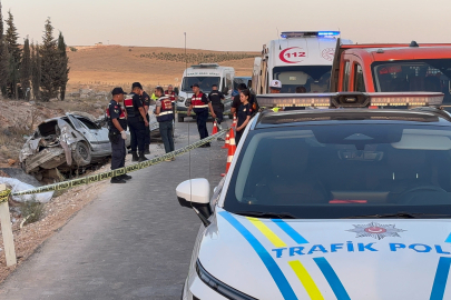 Gaziantep'te 3 kişinin öldüğü feci kaza kamerada