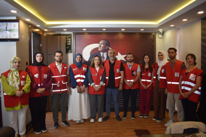 Şahinbey Genç Kızılay’dan Güneydoğu Gazeteciler Cemiyeti Başkanı Orhan Kızılaslan’a Anlamlı Ziyaret