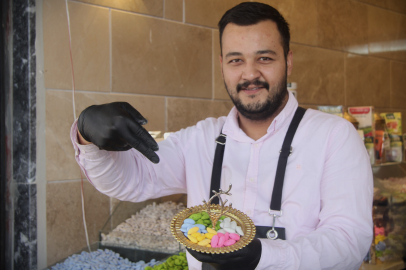 Antep fıstıklı badem şekerine ilgi büyük
