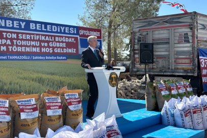 Çiftçilere bin 700 ton tohum ve 2 bin ton gübre desteği
