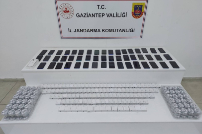 Gaziantep'te 1,3 milyon TL değerinde kaçak telefon ele geçirildi