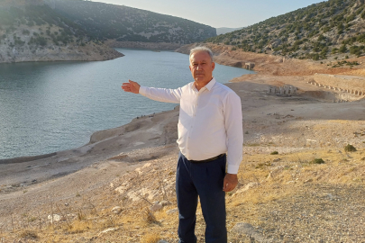 Araban Ardıl Barajı'nda su seviyesi düştü