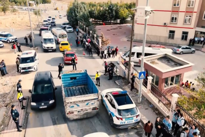 Gaziantep'te okul çevrelerinde dron destekli uygulama