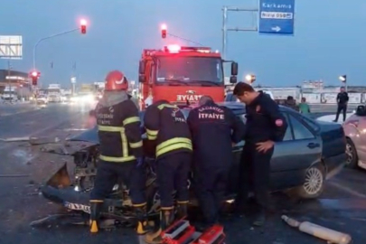 Gaziantep’te 5 aracın karıştığı zincirleme kaza: 3 yaralı