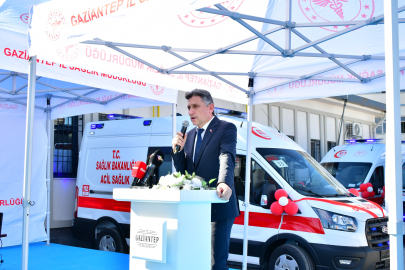 Sağlık Bakanlığı Tarafından Gaziantep’e 16 Yeni Ambulans