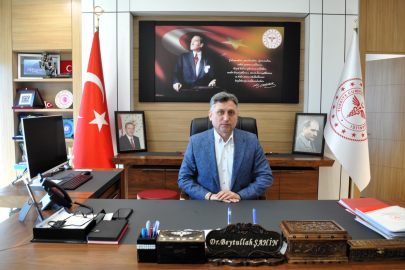 İL SAĞLIK MÜDÜRÜ BEYTULLAH ŞAHİN'İN GÖREV SÜRESİ 2 YIL UZATILDI 