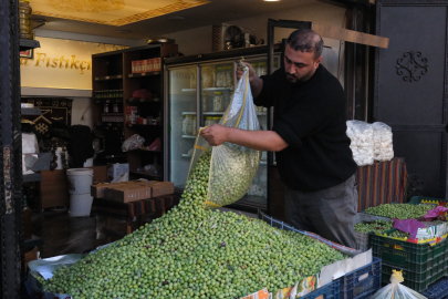 Gaziantep'te yeşil zeytin fiyatları sabit kaldı