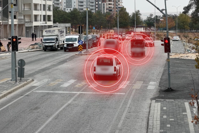 Gaziantep’te kırmızı ışık ihlali yapan 990 araca ceza